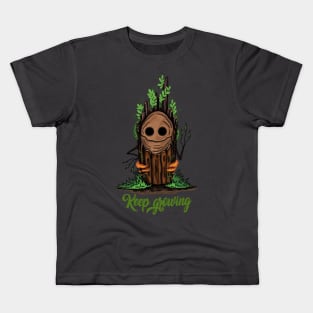 Keep growing tree stump Kids T-Shirt